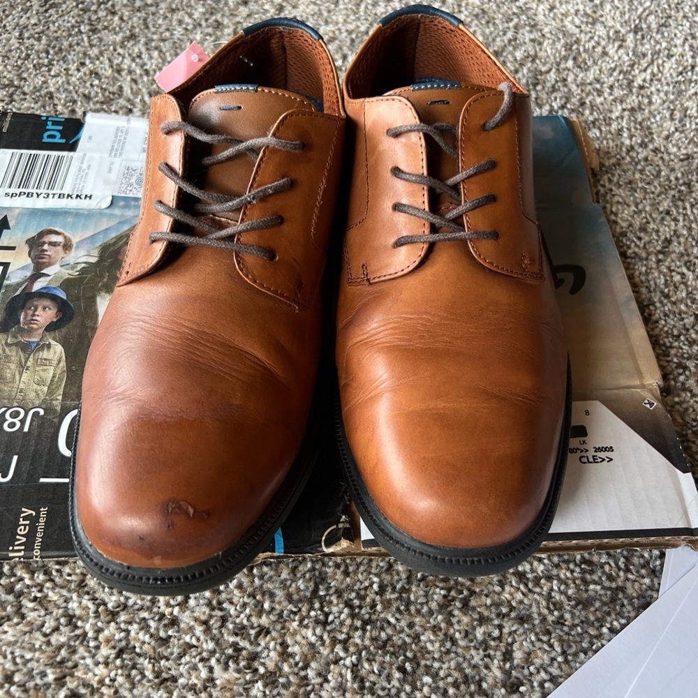 Nunn Bush Tan Leather Men's Oxfords Size 10.5 M value~99$ - Picture 3 of 10